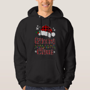 Santa Grandma Claus Christmas Matching Family Hoodie