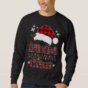 Santa Grandma Claus Christmas Matching Family Sweatshirt