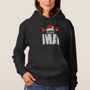 Santa Grandma Claus Xmas Family Matching Pyjamas T Hoodie