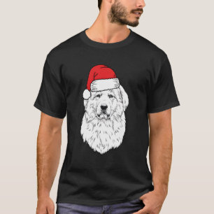 Santa Great Pyrenees Dog Ugly Christmas T-Shirt