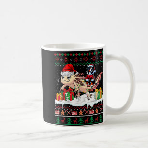 Santa Greater Swiss Mountain Riding Axolotl Xmas S Coffee Mug