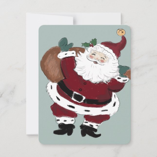 Santa greeting card (Front)