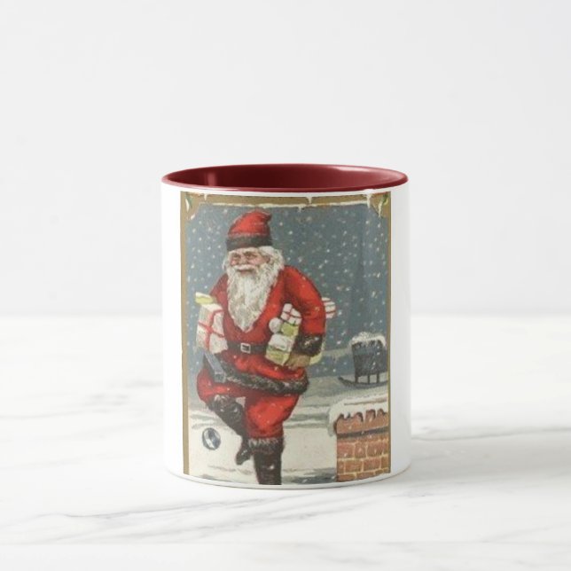 Santa Greetings Mug (Center)