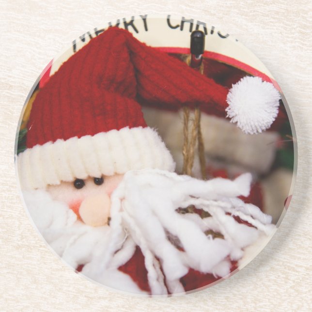 SANTA HAPPY HOLIDAYS COASTER (Front)
