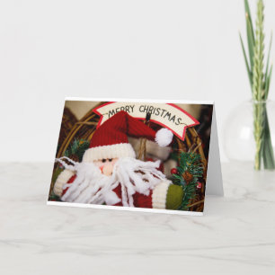 SANTA HAPPY HOLIDAYS HOLIDAY CARD