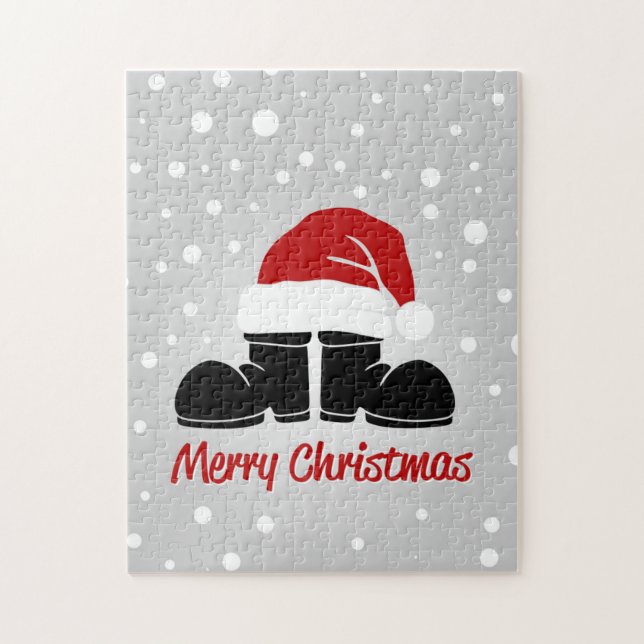 Santa hat and bootsb jigsaw puzzle (Vertical)