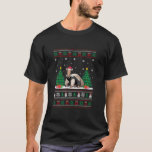Santa Hat Anteater Christmas Tree Lights Ugly Swea T-Shirt<br><div class="desc">Santa Hat Anteater Christmas Tree Lights Ugly Sweater</div>