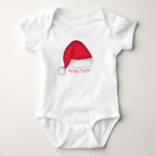 Santa Hat Baby T Shirt