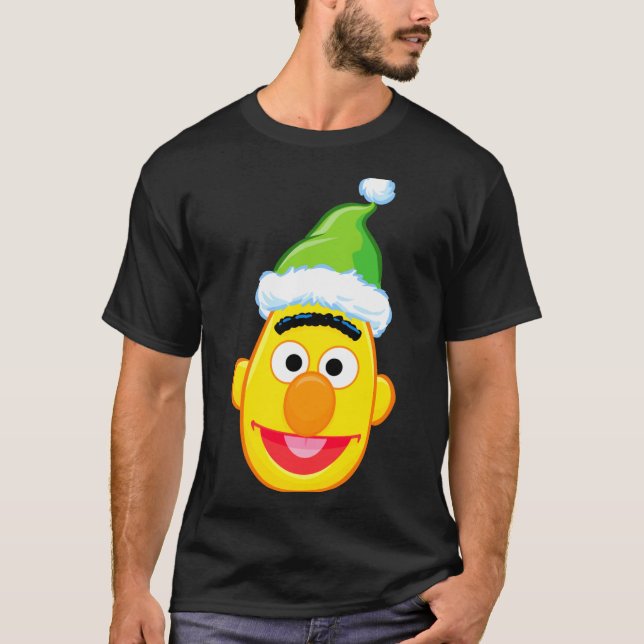 Santa Hat Bert  T-Shirt (Front)