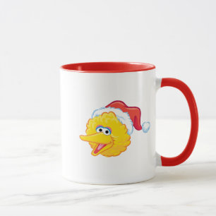 Santa Hat Big Bird Mug