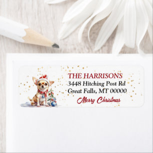 Santa Hat Chihuahua Dog Christmas