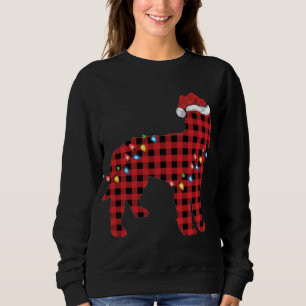 Santa Hat Christmas Goldendoodle Pajama Sweatshirt