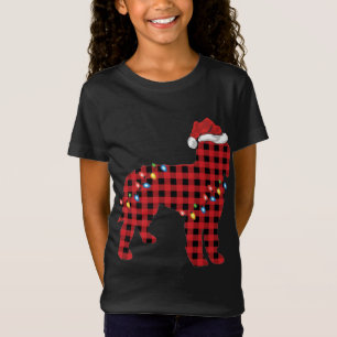 Santa Hat Christmas Goldendoodle Pajama T-Shirt
