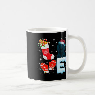 Santa Hat Christmas Stocking Holiday Afador Dog Lo Coffee Mug