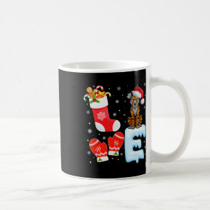 Santa Hat Christmas Stocking Holiday African Wild Coffee Mug