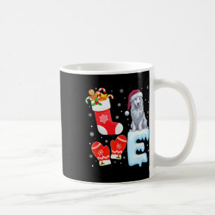 Santa Hat Christmas Stocking Holiday Akbash Dog Lo Coffee Mug