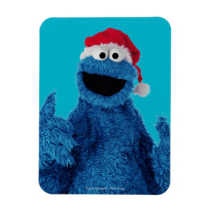 Santa Hat Cookie Magnet