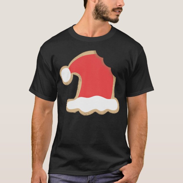 Santa Hat Cookie T-Shirt (Front)