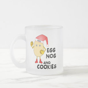 Santa Hat Egg Nog Mug