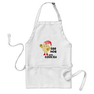 Santa Hat Egg Nog Standard Apron