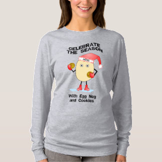Santa Hat Egg Nog T-Shirt
