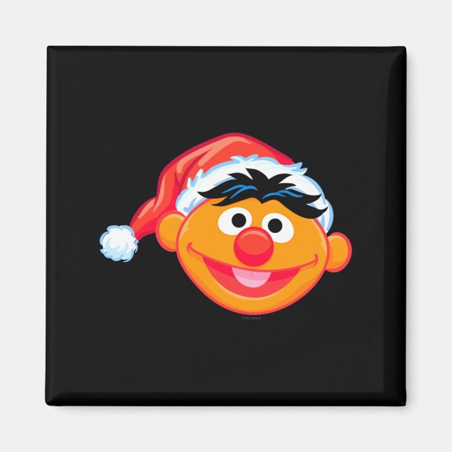 Santa Hat Ernie  Magnet (Front)