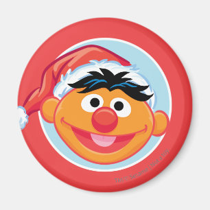 Santa Hat Ernie Magnet