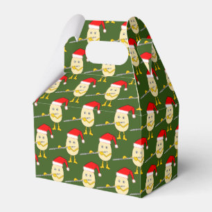 Santa Hat Flute Egghead Favour Box