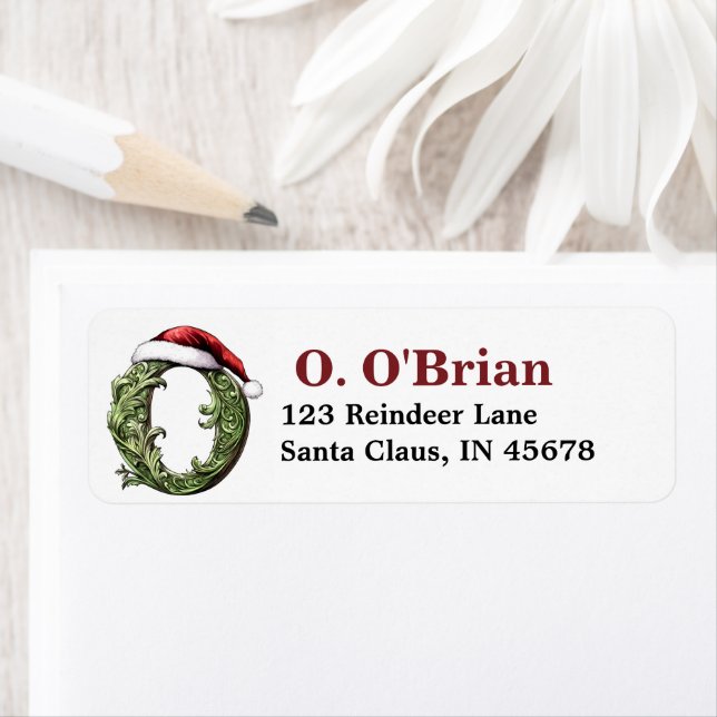 Santa Hat Monogram (Insitu)