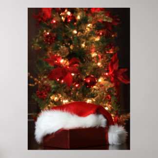 Santa Hat Poster