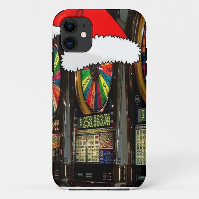 Santa Hat Slot Machines Case-Mate iPhone Case (Back)
