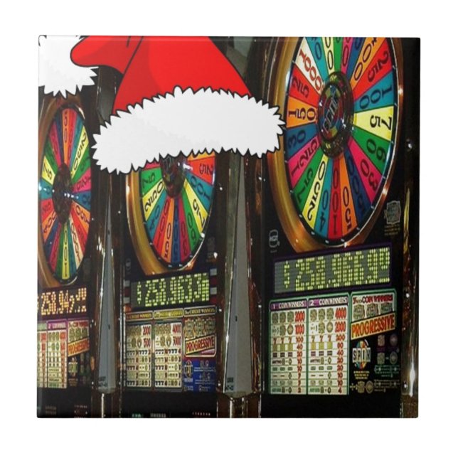 Santa Hat Slot Machines Tile (Front)