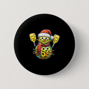 Santa Hat Snowman Family Matching Ckleball Christm 6 Cm Round Badge