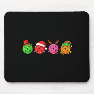 Santa Hat Snowman Xmas Funny Ckleball Lover Christ Mouse Mat