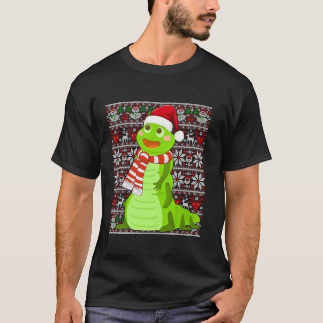 Santa Hat Ugly Sweater Men Women Kids Christmas Ca (Front)