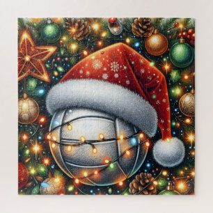 Santa Hat Volleyball Puzzle