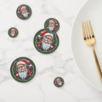 Santa hat with wreath - 