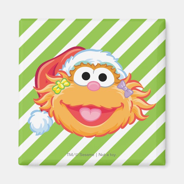 Santa Hat Zoe Magnet (Front)