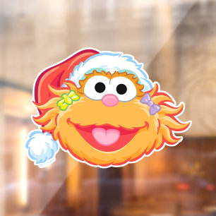 Santa Hat Zoe Window Cling