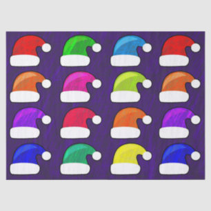 santa hats tissue paper