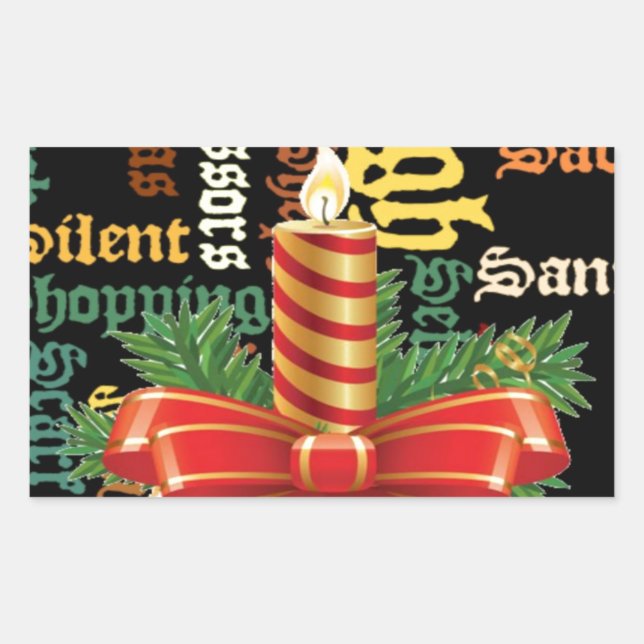 Santa Have a Nice Day and a Better Night.jpg Rectangular Sticker (Front)