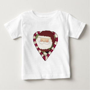 Santa Heart Holiday Tshirts and Gifts