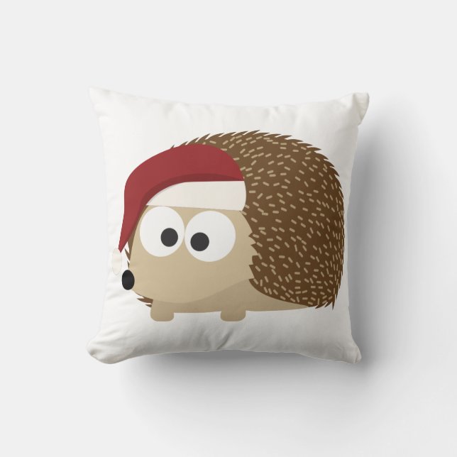 Santa hedgehog cushion (Front)