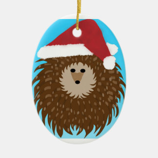 Santa Hedgie Ornament