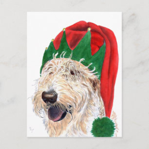 Santa Helper Labradoodle Post Cards
