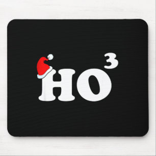 Santa Ho3 Ho Cubed Gift Women Men Teacher Funny Ch Mouse Mat