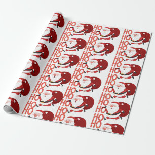 Santa Ho Ho Ho Christmas Wrapping Paper 