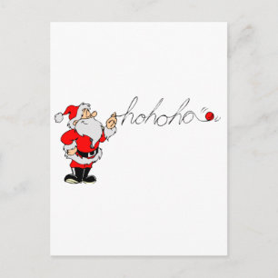 Santa (Ho Ho Ho) Holiday Postcard