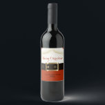 Santa, Ho Ho Ho, Merry Christmas Wine Label<br><div class="desc">Have a holly jolly Christmas,  this Santa wine label is modern,  trendy and festive for any holiday celebration . Customise your gifts of wine with this modern holiday label.
Coordinating Santa Christmas designs are available within our Traditional Holiday Collection at MetroEvents on Zazzle.</div>
