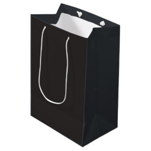 Santa Ho Ho Ho Teal Blue Medium Gift Bag